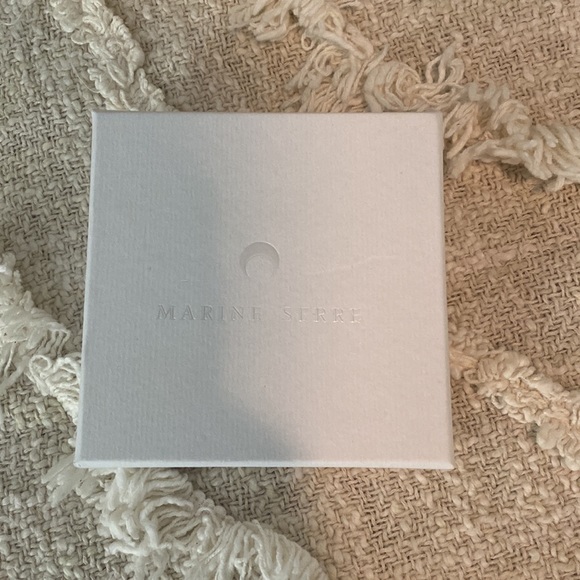 Marine Serre dangle logo earrings - Picture 4 of 4